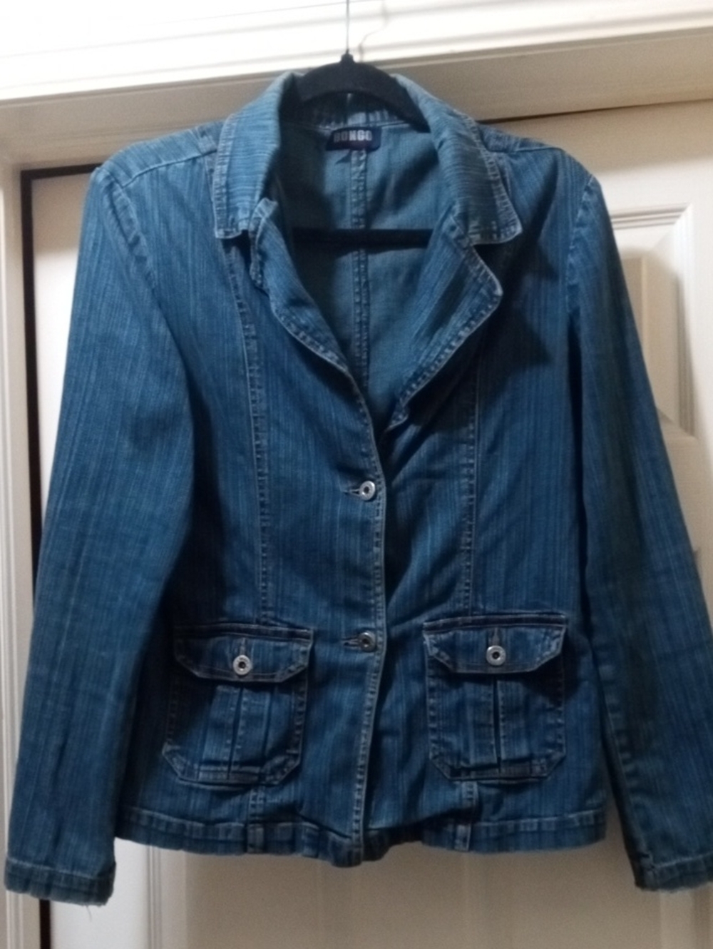 Denim Blazer Jacket - Blue